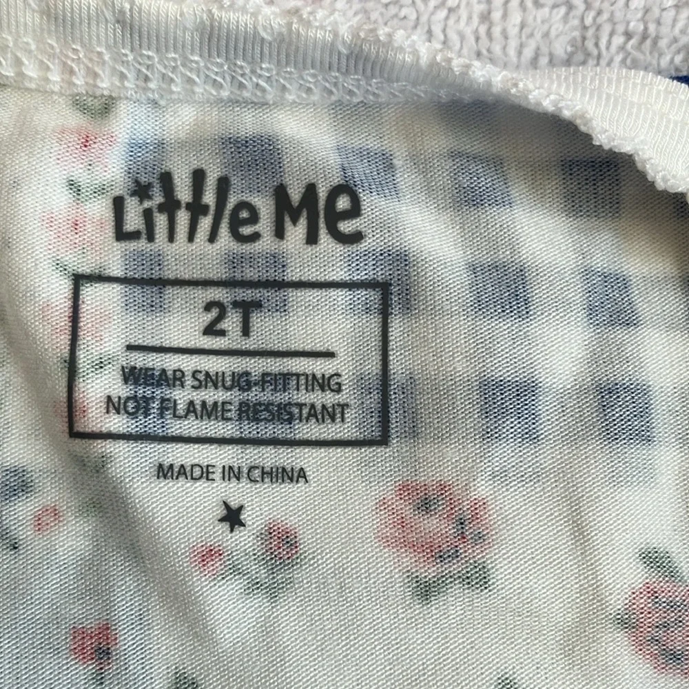 Two sets of flowered size 2 T pajamas. Lightweight & cooler sleeping. - Picture 4 of 11